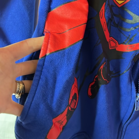 Superman Zip Up Hooded Jacket - Picture 4 of 5